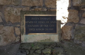 Photo by author – Julian Dubuque’s Tomb